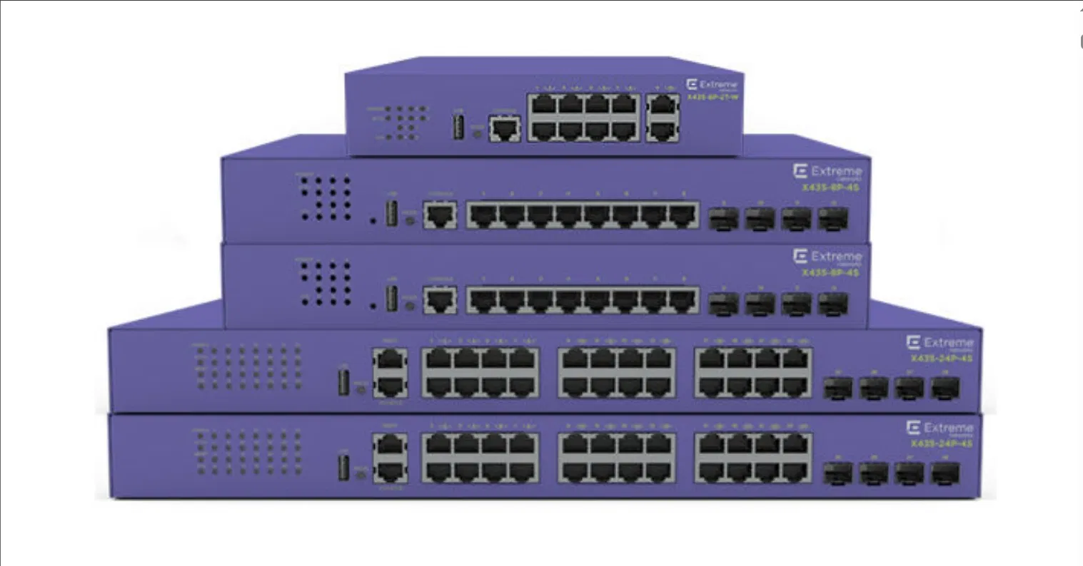 Mellanox Ağ Anahtarı Yüksek Performanslı Extreme X435-8p-4s Ağ Anahtarı, Hızlı Bağlantı için 0