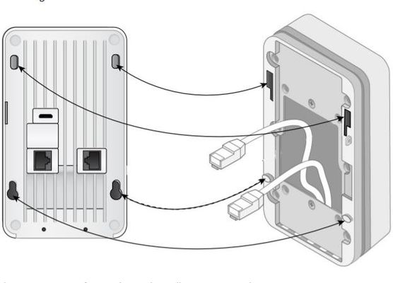AP 303H (RW) Ağları Dahili Antenler ile Aruba Kablosuz Erişim Noktaları