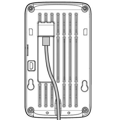 2x2 Unified Aruba Hospitality AP erişim noktaları 500H Serisi AP 505H (RW) 1+4 Ethernet PSE USB ile