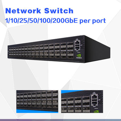 100GbE 2U Açık Mellanox Ağ Değiştiricisi MSN4600-CS2FC Cumulus Ethernet ile