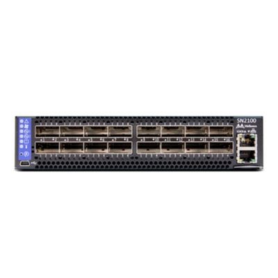 MSN2100-CB2F Mellanox Ethernet Anahtarları Yarım Genişlik 10/25GbE ve 100GbE