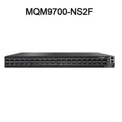 MQM9700-NS2F Mellanox Infiniband Switch Quantum 2 NDR Yazılımı 64 NDR Portları 32 Osfp Portları 2 Güç
