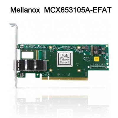 Sunucu için 100g MCX653105A-EFAT Mellanox Ağ Kartı ConnectX-6 VPI Adaptörü