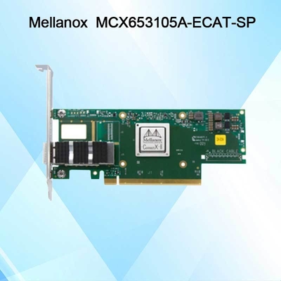 Nvidia MCX653105A-Ecat-Sp Connectx6 Tek Portlu Osfp56 EDR 100GB/S Vpi Infiniband Ağ Kartı