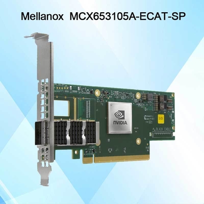 Nvidia MCX653105A-Ecat-Sp Connectx6 Tek Portlu Osfp56 EDR 100GB/S Vpi Infiniband Ağ Kartı