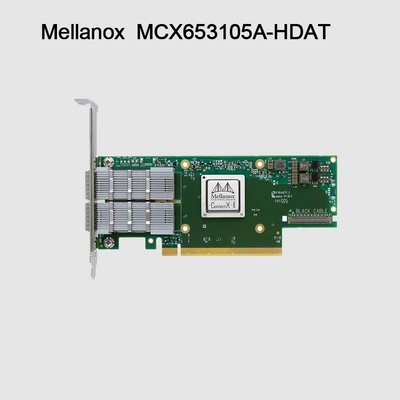 200GbE Mellanox Sfp Pcie Kartı Nic Ağ Arayüzü MCX653105A-HDAT ConnectX-6