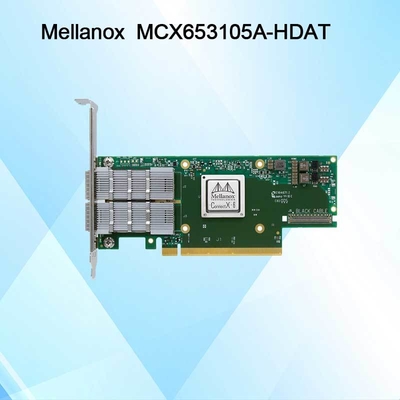 200GbE Mellanox Sfp Pcie Kartı Nic Ağ Arayüzü MCX653105A-HDAT ConnectX-6