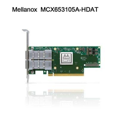 200GbE Mellanox Sfp Pcie Kartı Nic Ağ Arayüzü MCX653105A-HDAT ConnectX-6
