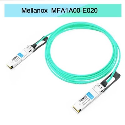 Nvidia Mfa1a00-Xxxx 100GB/S Qsfp28 Mmf Aktif Optik Kablo Mfa1a00-E020 Aktif Fiber Kablo Ib EDR 100GB/S