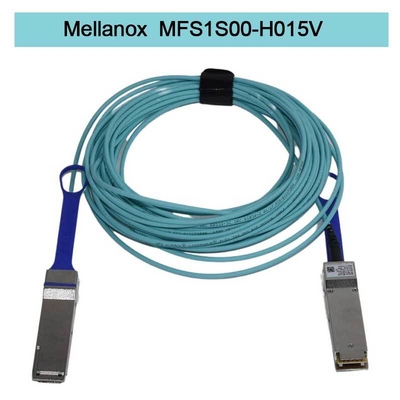 Mellanox AOC DAC kablosu MFS1S00-H015V Aoc Fiber Kablo Hızlı Verimli Veri Merkezi Bağlantıları 100GbE 25GbE