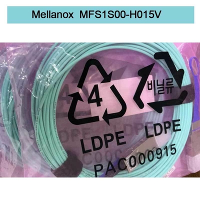 Mellanox AOC DAC kablosu MFS1S00-H015V Aoc Fiber Kablo Hızlı Verimli Veri Merkezi Bağlantıları 100GbE 25GbE