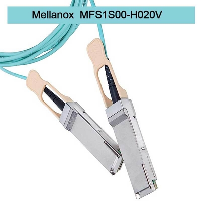 MFS1S00-H020V ((980-9I45T-00H020) Mellanox Aoc Kablosu Ethernet 200GbE QSFP56 Aktif Optik Kablolar Infiniband kablolar