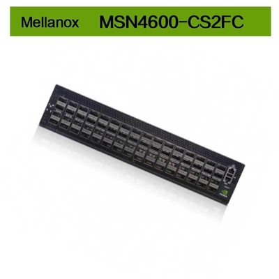 100GbE 2U Açık Mellanox Ağ Değiştiricisi MSN4600-CS2FC Cumulus Ethernet ile