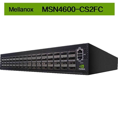 100GbE 2U Açık Mellanox Ağ Değiştiricisi MSN4600-CS2FC Cumulus Ethernet ile