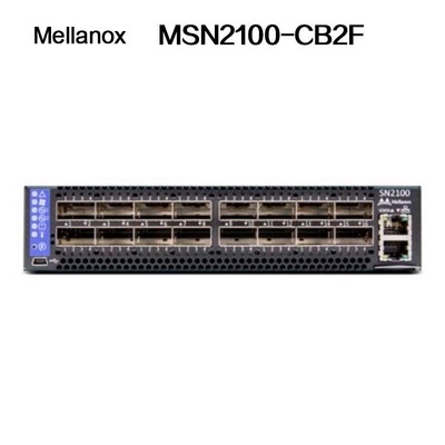 MSN2100-CB2F Mellanox Ethernet Anahtarları Yarım Genişlik 10/25GbE ve 100GbE