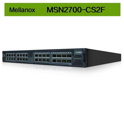 MSN2700-CS2F Mellanox Switch Spektrumu 32 Port 100GbE Açık Ethernet Platformu Üzerinde