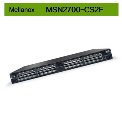 MSN2700-CS2F Mellanox Switch Spektrumu 32 Port 100GbE Açık Ethernet Platformu Üzerinde
