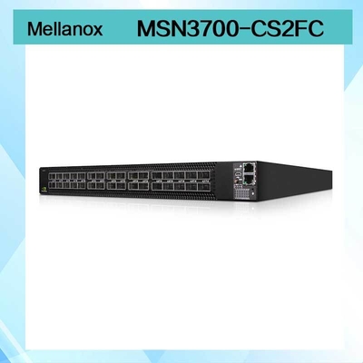 Cumulus Linux 2 AC PSU'lar Mellanox Ağ Anahtarı MSN3700 - CS2FC 100GbE 1U 32 QSFP28 Bağlantı Noktaları