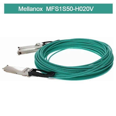 IB HDR MMF Bölücü Mellanox AOC Kablo MFS1S50-H020V (QSFP56 - 2xQSFP56)