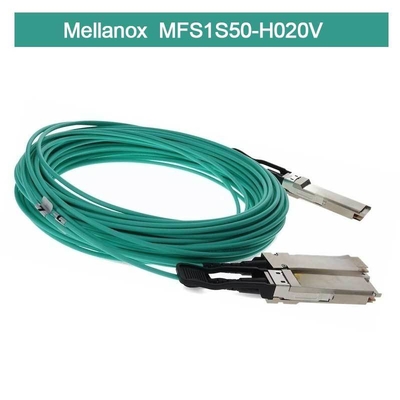 IB HDR MMF Bölücü Mellanox AOC Kablo MFS1S50-H020V (QSFP56 - 2xQSFP56)