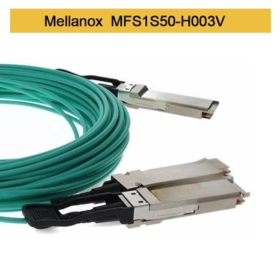 MFS1S50-H003V AOC Kablosu 200GbE 2x100GbE QSFP56 2xQSFP56 MMF Mellanox AOC kablosu