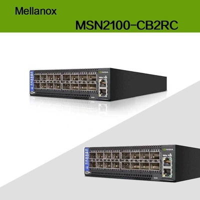 Max Speed EDR Nvidia Mellanox Spectrum Cumulus Linux MSN2100-CB2RC 16 Qsfp28 Portları ile 100gbe 1u Açık Ethernet Değiştirici tabanlı