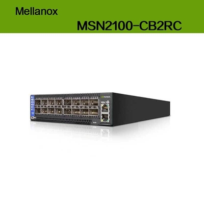 Max Speed EDR Nvidia Mellanox Spectrum Cumulus Linux MSN2100-CB2RC 16 Qsfp28 Portları ile 100gbe 1u Açık Ethernet Değiştirici tabanlı