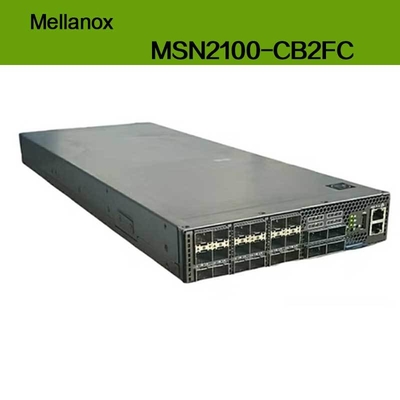 MSN2100-CB2FC Nvidia Spectrum 100gbe 1u Anahtar 1g Maksimum Hız Cumulus Linux 16 Qsfp28 Portları 2 AC Güç Kaynağı X86 2 Çekirdekli Kısa Derinlik P2c Hava Akışı
