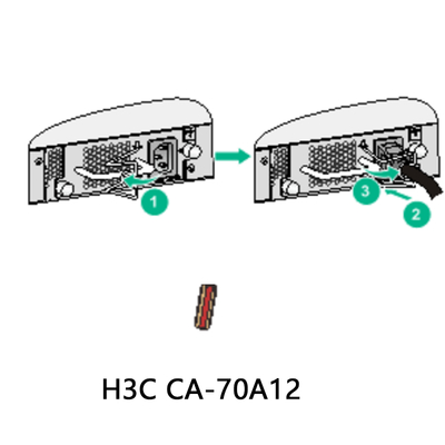 H3c Ca-70A12 Cihazlar için Yüksek Performanslı DC Güç Kaynağı Karton 2.5A
