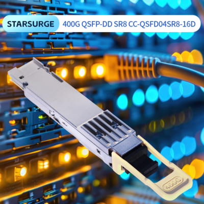 Veri Merkezleri için Yüksek Hızlı 400g Qsfp-Dd Sr8 Optik Alıcı Modülü 400g Qsfp-Dd Sr8 Optik Alıcı