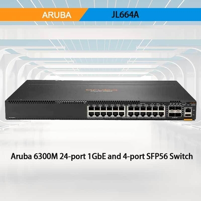 Switch Internet Aruba 6300m Series Switch 24-Port 1gbe and 4-Port SFP56 Switch Jl664A