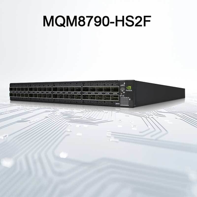 40 QSFP56 Bağlantı Noktası Mellanox Quantum Hdr Infiniband Anahtarı 200 Gbps MQM8790-HS2F