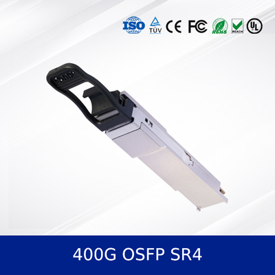400G OSFP SR4 Optik Alıcı Modülü 100m OM4, MPO-12, CMIS 5.0 Veri Merkezi Ethernet için