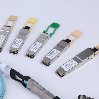 Yüksek hızlı 400G QSFP112 SR4 Optik Alıcı-Verici Modülü Yüksek Hızlı 850nm 100m MMF
