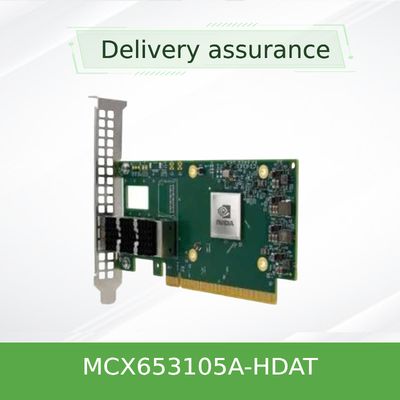 200GbE Mellanox Sfp Pcie Kartı Nic Ağ Arayüzü MCX653105A-HDAT ConnectX-6