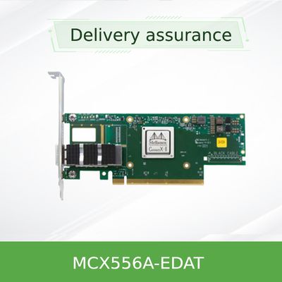 ConnectX-5 Ex VPI Adaptörü Mellanox Ağ Kartı EDR InfiniBand Ve 100GbE Çift Bağlantı Noktalı QSFP28 MCX556A-EDAT
