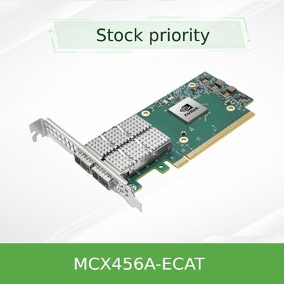 Yeni Orijinal Nvidia MCX456A-Ecat Connectx-4 Infiniband/Ethernet Adaptör Kartı
