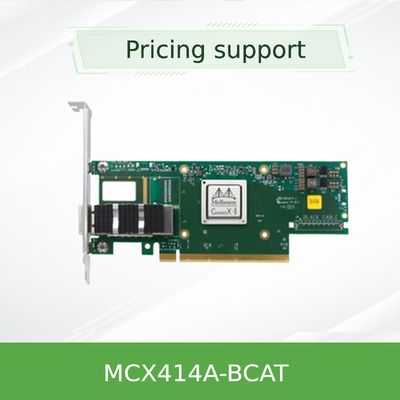 Nvidia 900-9X426-0054-Sq0 MCX414A-Bcat Connectx-4 En Ağ Arayüzü Kartı, 40/56gbe Çift Portlu Qsfp28, Pcie3.0 X8, Yüksek Bracket