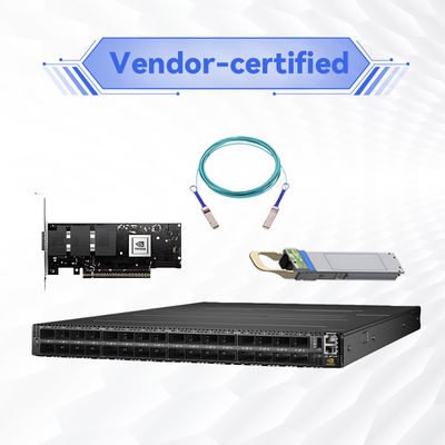 Quantum-2 QM9700 Mellanox Infiniband Switch 64-Port Engelleme Yönetilen NDR 400Gb/S MQM9700-NS2F