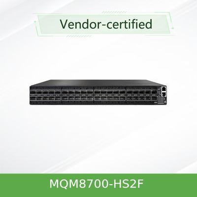MQM8700-HS2F(920-9B110-00FH-0MD)  Quantum Mellanox ağ Hdr Anahtarı 40 Port 200 Gbit/S 40 Infiniband Portu