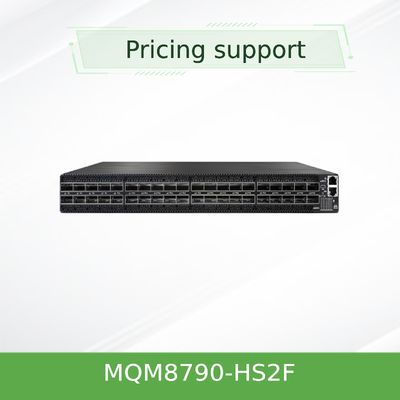 MQM8790-HS2F Mellanox Infiniband Anahtarı 40 QSFP56 Bağlantı Noktaları HDR 2 Güç Kaynakları P2C Hava Akışı