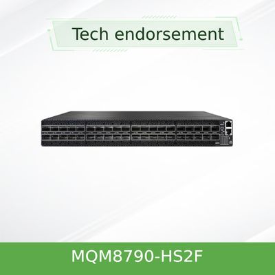 MQM8790-HS2F(920-9B110-00FH-0D0) HDR Mellanox Infiniband ağı Değiştirici 40 QSFP56 Port 2 Güç Kaynakları AC