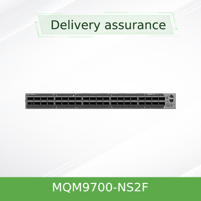 MQM9700-NS2F Mellanox Infiniband Switch Quantum 2 NDR Yazılımı 64 NDR Portları 32 Osfp Portları 2 Güç