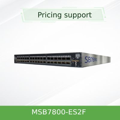 MSB7800-ES2F 36 Bağlantı Noktalı Mellanox Ethernet Anahtarları Yüksek Performans