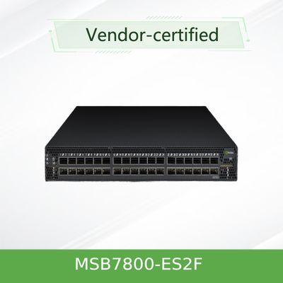 MSB7800-ES2F Mellanox Ağ Anahtarı InfiniBand EDR 100Gb/S Sistemi 36 QSFP28 Bağlantı Noktaları 1U