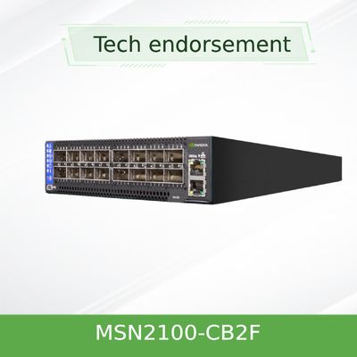 MSN2100-CB2F Mellanox Ağ Anahtarı 100 Gigabit Ethernet GbE