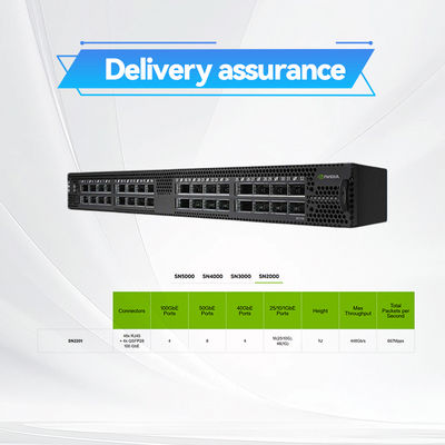 25 Gb 100 GbE Mellanox Ağ Anahtarı MSN2410-CB2F 1U 48 SFP28 Bağlantı Noktaları