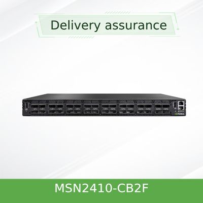 Onyx 18 SFP28 ve 4 QSFP28 Bağlantı Noktalı MSN2410-CB2F Mellanox Ağ Anahtarı Ethernet