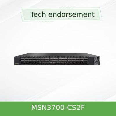 Mellanox Ağ Anahtarı MSN3700-CS2F 100GbE 1U 2 Güç Kaynağı (AC)