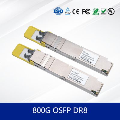 Veri Merkezi için Yüksek Hızlı 800G OSFP 112 DR8 CC-OSFP08DR8-12D Alıcı Modülü